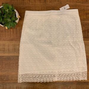 White Lace Skirt